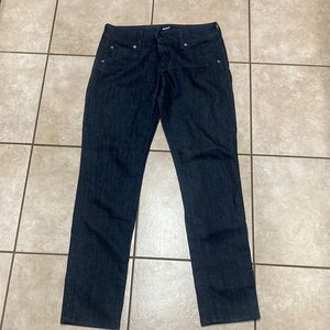 Hudson Collin Flap skinny dark wash jeans